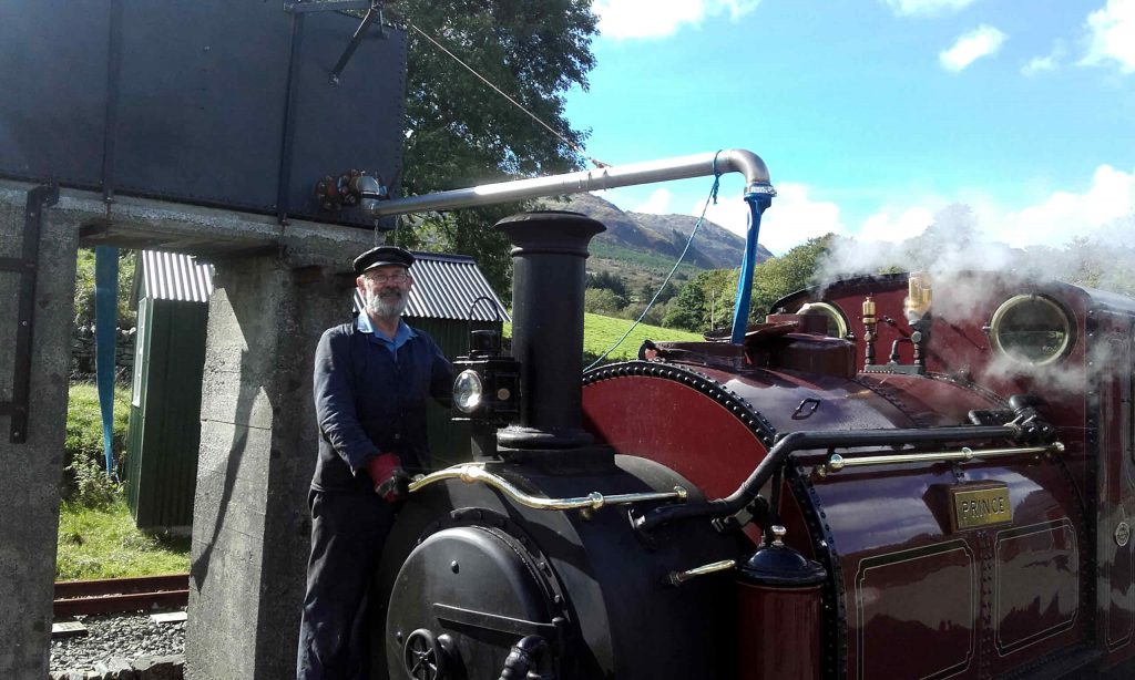 Cedric and Prince at the heritage tank