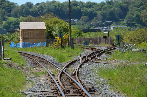 The Cambrian box erected at Pen y Mount Junction - May 2013